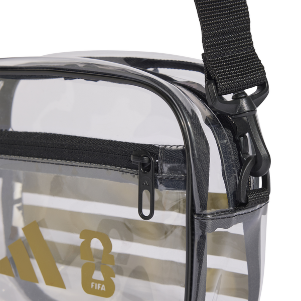 adidas World Cup Official Emblem Bag - Adult - Clear/Gold/Black - Image 5