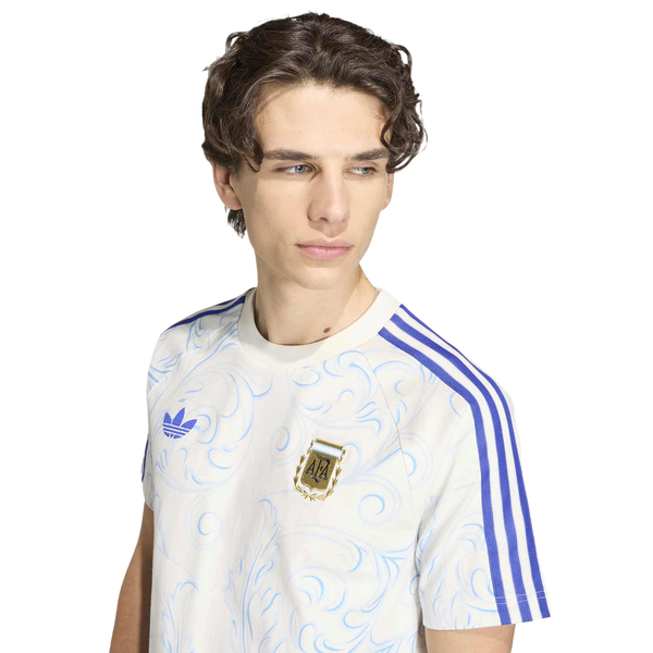 adidas Argentina 3S OG T-Shirt - Men's - White - Image 3