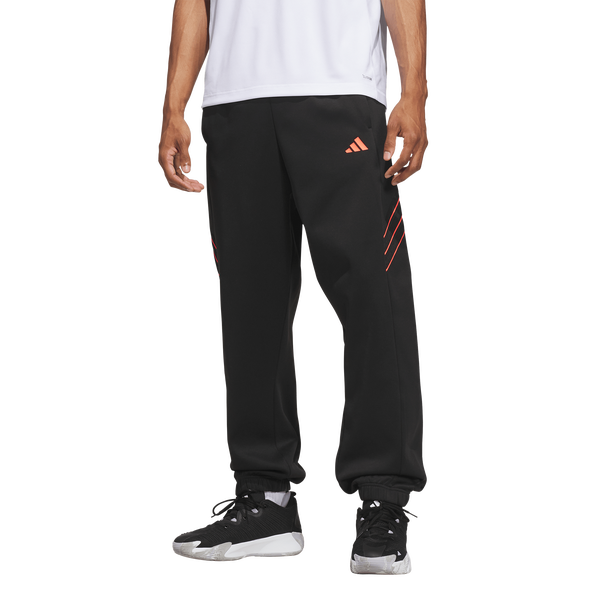 adidas Crazy Warm Fleece Pants - Men's - Solar Turbo/Black