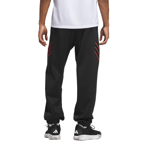 adidas Crazy Warm Fleece Pants - Men's - Solar Turbo/Black - Image 2