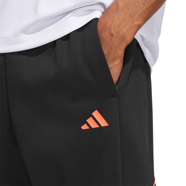 adidas Crazy Warm Fleece Pants - Men's - Solar Turbo/Black - Image 3