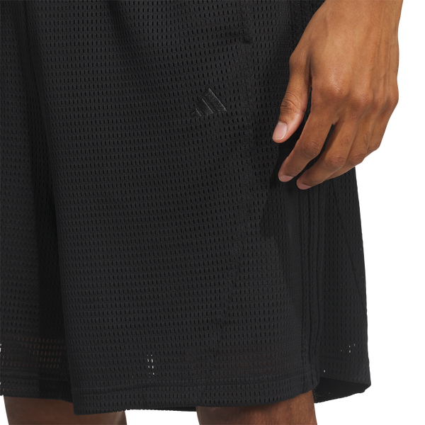 adidas Basketball Mesh Shorts - Men's - Black - Image 3