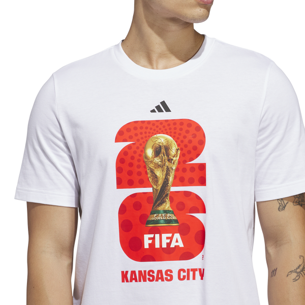 adidas Host City T-Shirt - Men's - White - Image 3