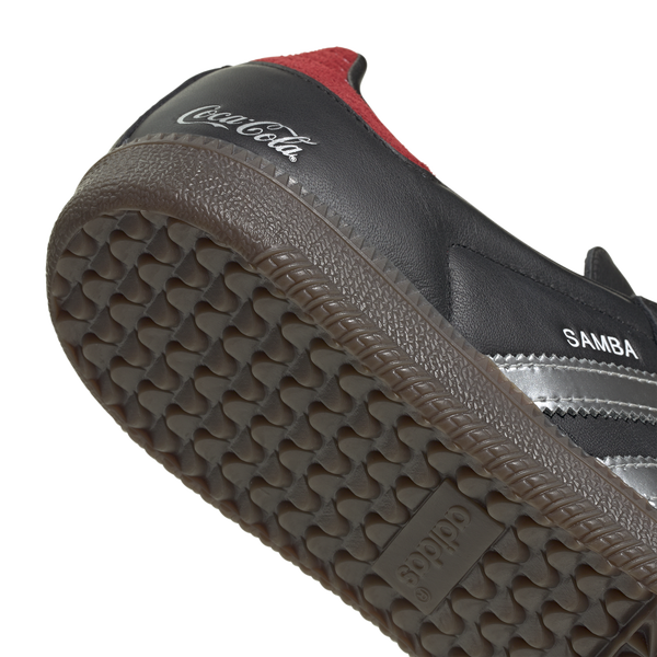 adidas Samba Coca Cola - Men's - Silver/Black - Image 6