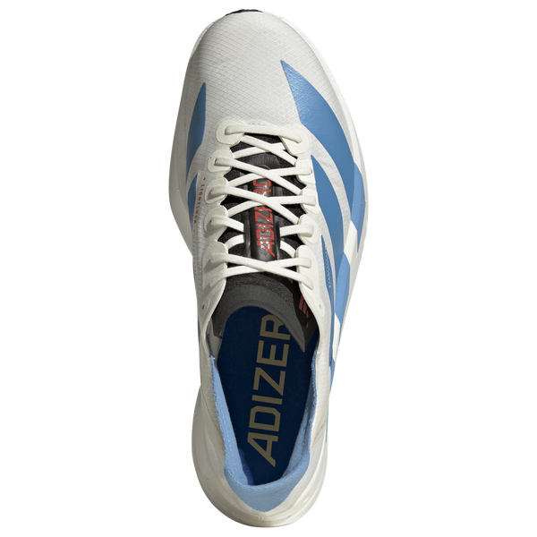 adidas adizero adios Pro 4 - Men's - Off White/Light Blue/Bright Red - Image 4