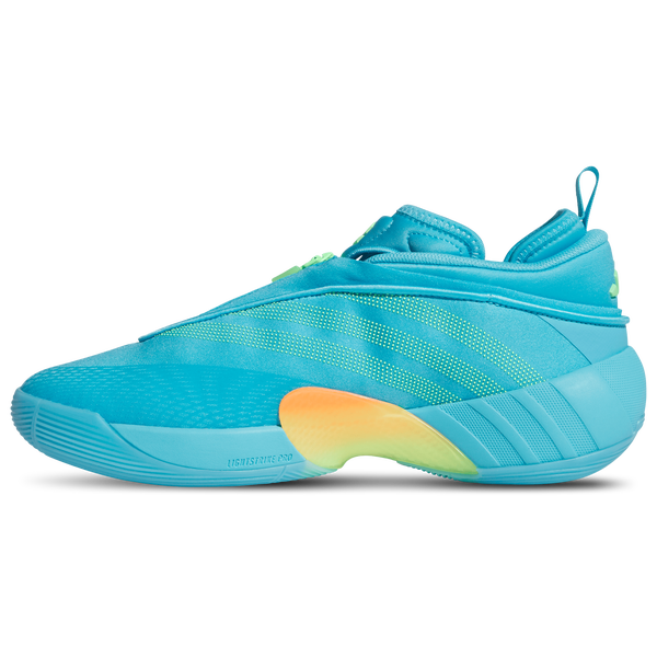 adidas D.O.N. Issue 7 - Men's - Screaming Orange/Bright Cyan/Lucid Lemon - Image 2
