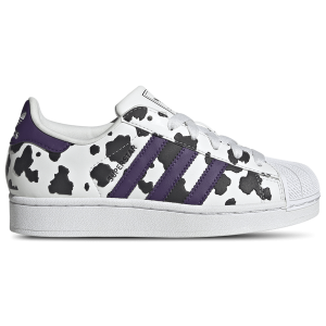 adidas Originals Superstar II - Boys' Grade School - Crystal White/Violet/Footwear White