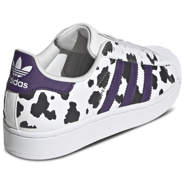 adidas Originals Superstar II - Boys' Grade School - Crystal White/Violet/Footwear White - Image 3