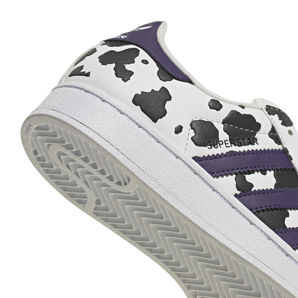 adidas Originals Superstar II - Boys' Grade School - Crystal White/Violet/Footwear White - Image 6