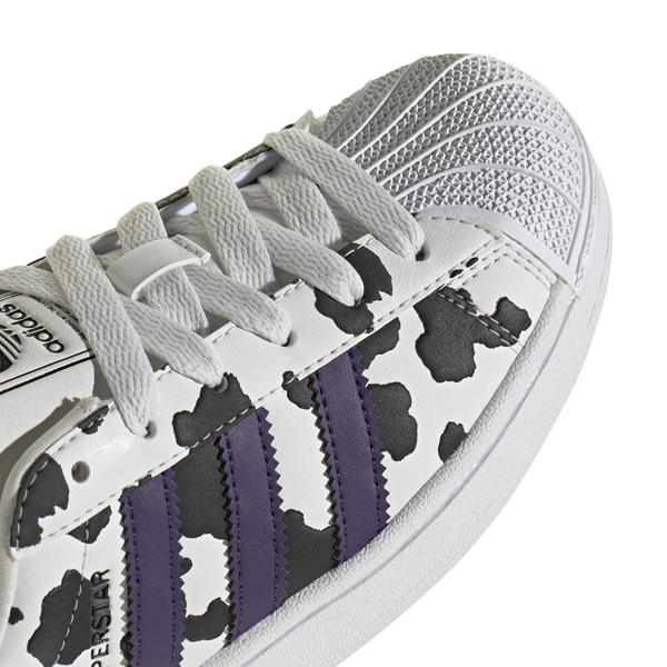 adidas Originals Superstar II - Boys' Grade School - Crystal White/Violet/Footwear White - Image 7
