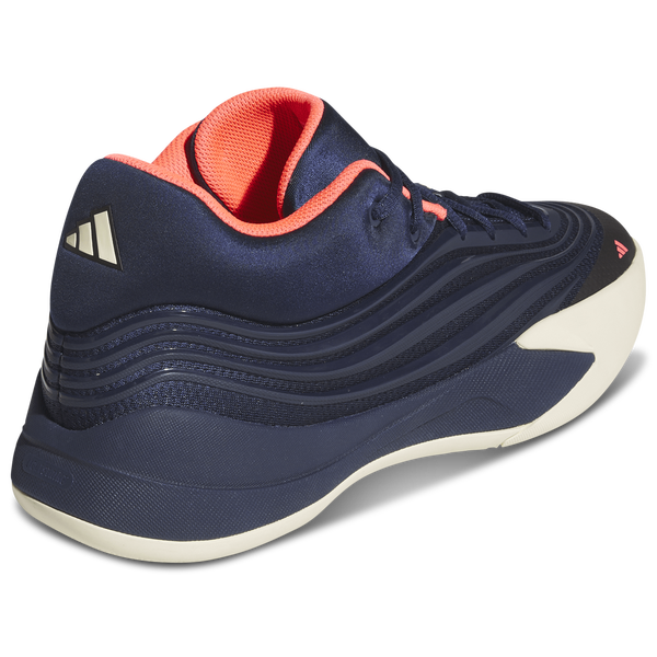adidas Dame X Basketball - Men's - Night Indigo/Warm Vanilla/Solar Turbo - Image 3
