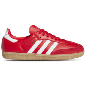 adidas Originals Samba OG - Women's - Gold Metallic/Better Scarlet/Ftwr White