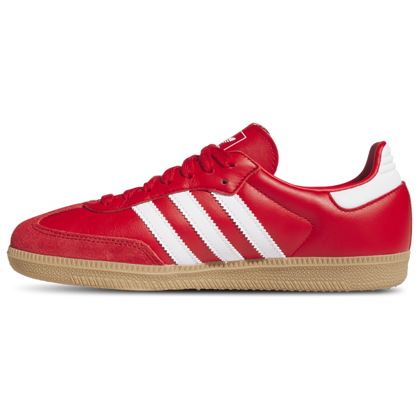 adidas Originals Samba OG - Women's - Gold Metallic/Better Scarlet/Ftwr White - Image 2