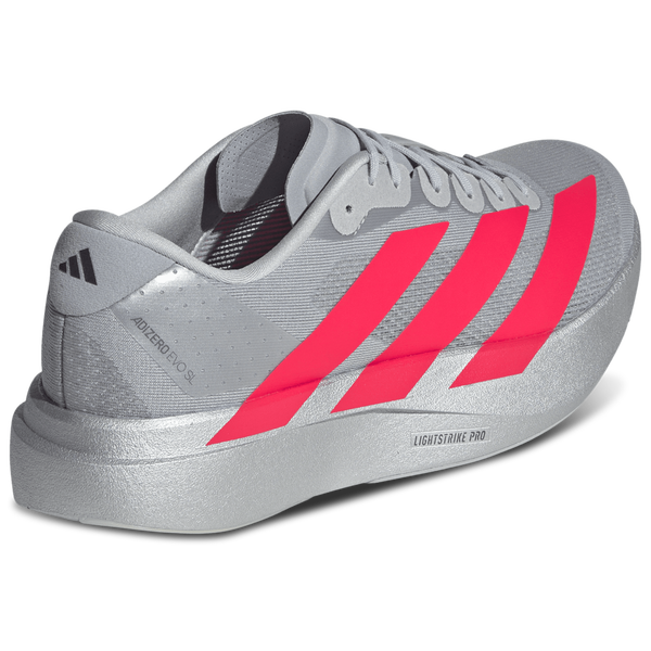 adidas Adizero Evo SL - Men's - Silver/Red - Image 3