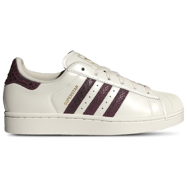adidas Originals Superstar II - Women's - Gold Met/Off White/Maroon