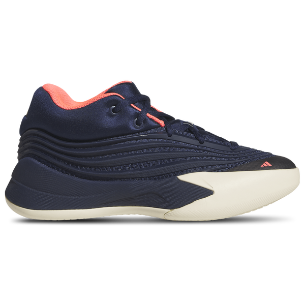 adidas Dame X Basketball - Boys' Grade School - Night Indigo/Warm Vanilla/Solar Turbo