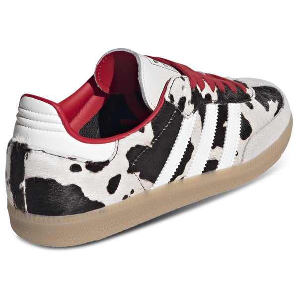 adidas Originals Samba OG Cow Print - Women's - Aurora Coffee/Off White/Gum - Image 3