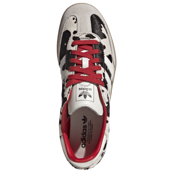 adidas Originals Samba OG Cow Print - Women's - Aurora Coffee/Off White/Gum - Image 4