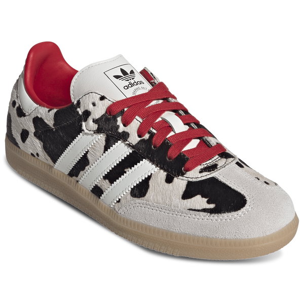 adidas Originals Samba OG Cow Print - Women's - Aurora Coffee/Off White/Gum - Image 6