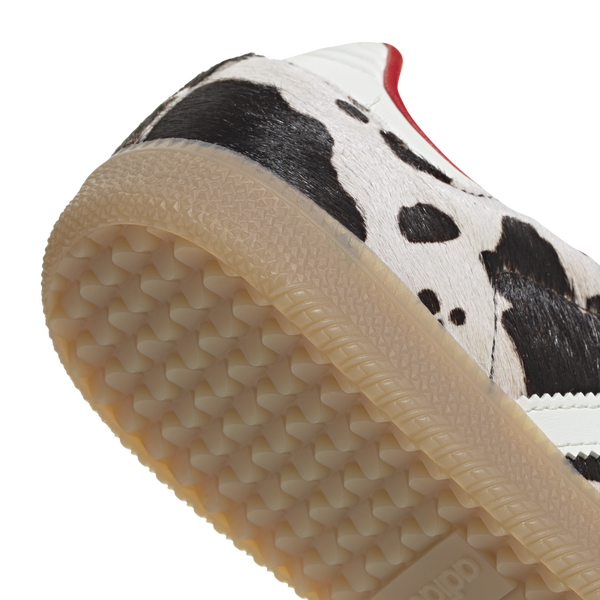 adidas Originals Samba OG Cow Print - Women's - Aurora Coffee/Off White/Gum - Image 7