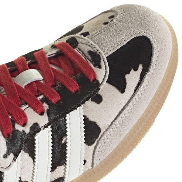 adidas Originals Samba OG Cow Print - Women's - Aurora Coffee/Off White/Gum - Image 8