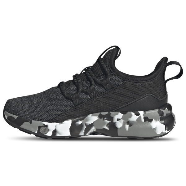 adidas Lite Racer Adapt 8.0 Elastic Lace - Boys' Grade School - Core Black/Grey/Carbon - Image 2