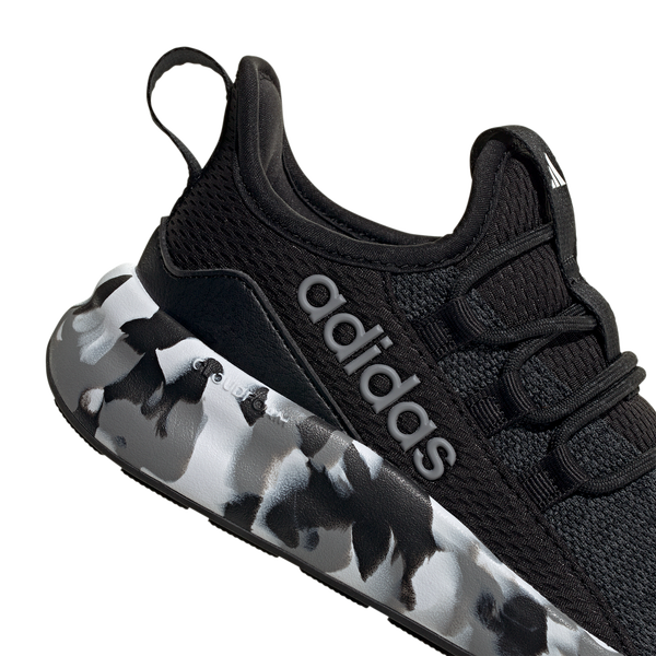 adidas Lite Racer Adapt 8.0 Elastic Lace - Boys' Grade School - Core Black/Grey/Carbon - Image 6