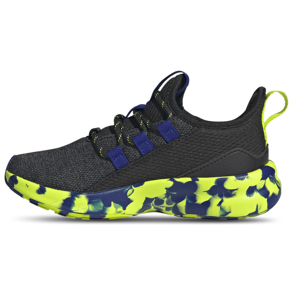 adidas Lite Racer Adapt 8.0 Elastic Lace - Boys' Grade School - Core Black/Solar Slime/Mystery Ink - Image 2