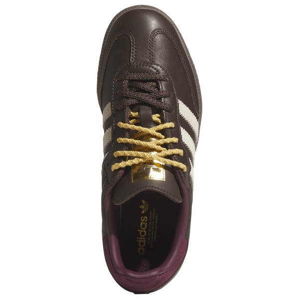 adidas Originals Samba - Women's - Brown/Warm Vanilla/Maroon - Image 4