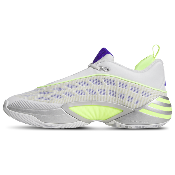 adidas DON Issue 8 - Men's - Lucid Lemon/Metallic Silver/Dash Gray - Image 2
