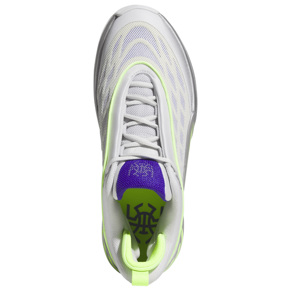 adidas DON Issue 8 - Men's - Lucid Lemon/Metallic Silver/Dash Gray - Image 4