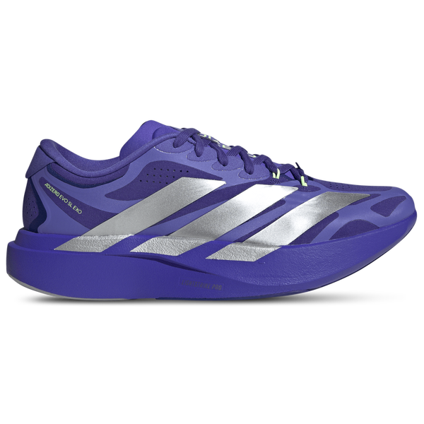adidas Adizero Evo SL - Men's - Silver Mtlc/Solar Purple/Pure Purple