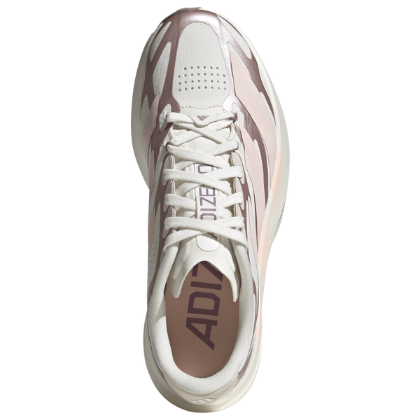 adidas adizero Evo SL Exo - Women's - Vapour Grey Met/Cloud White/Blush Pink - Image 4