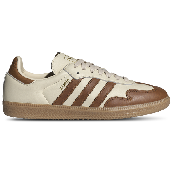 adidas Originals Samba OG - Women's - Wonder White/Dusky Bronze/Gold Metallic