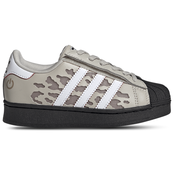 adidas Originals Superstar Led Lights Elastic Lace - Boys' Preschool - Wonder Alumina/Footwear White/Wonder White