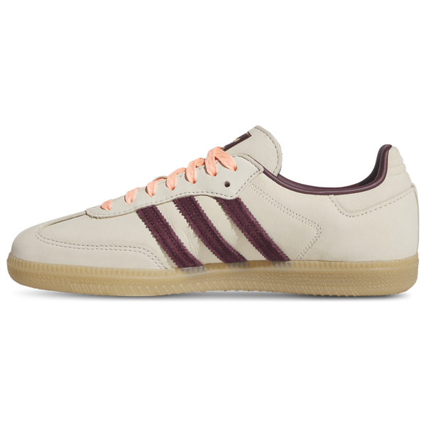 adidas Originals Samba OG - Women's - Wonder White/Maroon/Frozen Turbo - Image 2