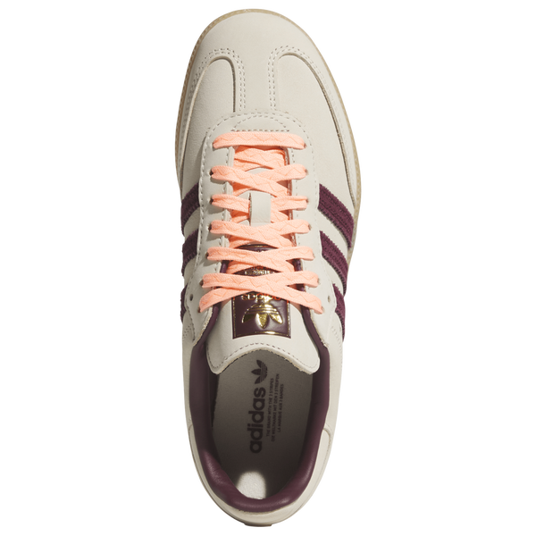 adidas Originals Samba OG - Women's - Wonder White/Maroon/Frozen Turbo - Image 4