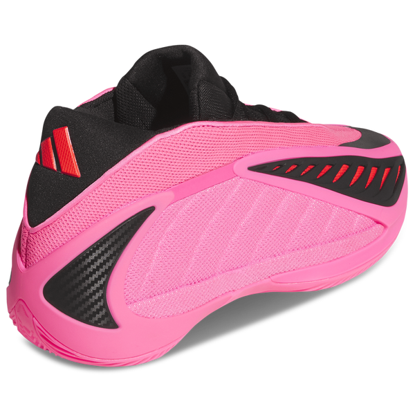adidas Anthony Edwards 2 - Men's - Lucid Pink/Core Black/Lucid Red - Image 3