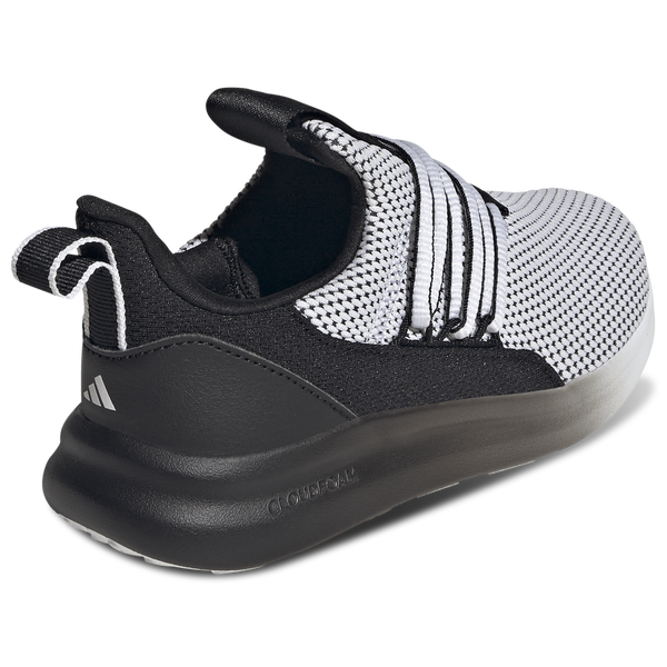 adidas Lite Racer Adapt 7.0 Elastic Lace Wide - Boys' Grade School - Core Black/Footwear White/Footwear White - Image 3