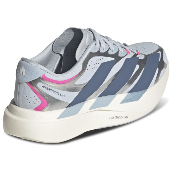 adidas adizero Evo SL Exo - Women's - Preloved Ink/Halo Blue/Silver Met - Image 3