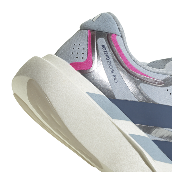 adidas adizero Evo SL Exo - Women's - Preloved Ink/Halo Blue/Silver Met - Image 6