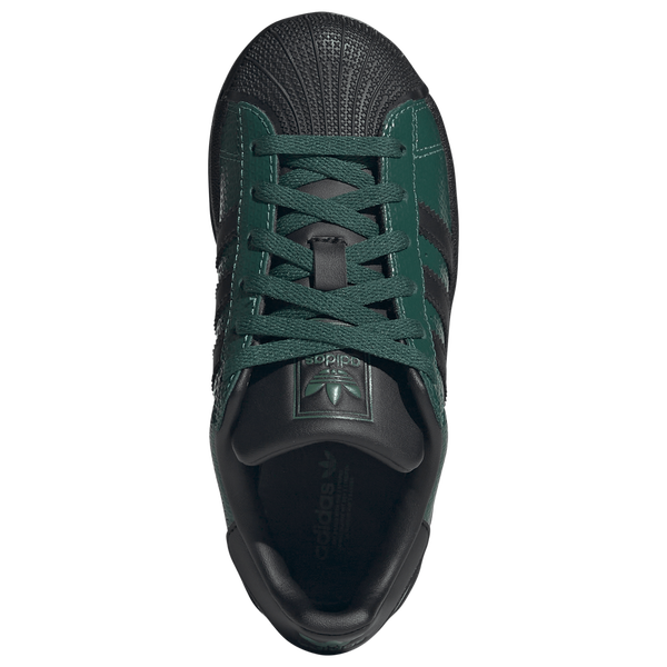 adidas Originals Superstar - Boys' Preschool - Collegiate Green/Core Black/Collegiate Green - Image 3