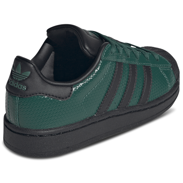 adidas Originals Superstar - Boys' Preschool - Collegiate Green/Core Black/Collegiate Green - Image 5