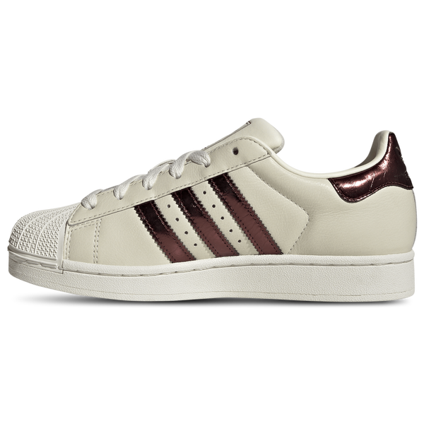 adidas Originals Superstar II - Women's - Maroon/Gold Met/Off White - Image 2