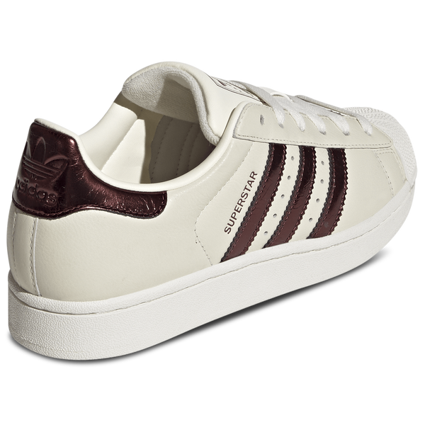 adidas Originals Superstar II - Women's - Maroon/Gold Met/Off White - Image 3