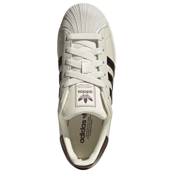 adidas Originals Superstar II - Women's - Maroon/Gold Met/Off White - Image 4