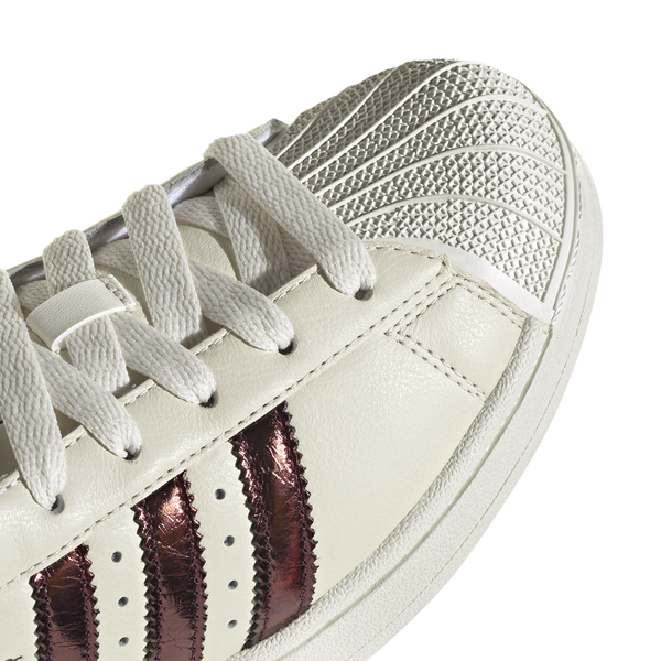adidas Originals Superstar II - Women's - Maroon/Gold Met/Off White - Image 7