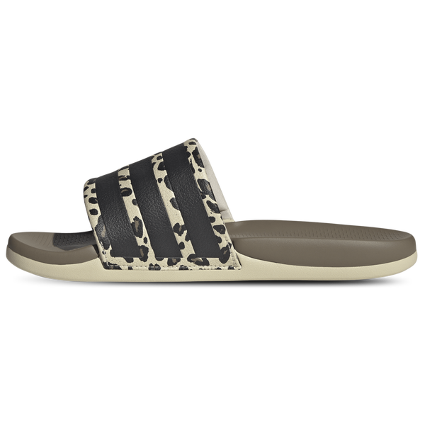 adidas adilette Comfort 2.0 Slides - Men's - Crystal Linen/Crystal Linen/Core Black - Image 2