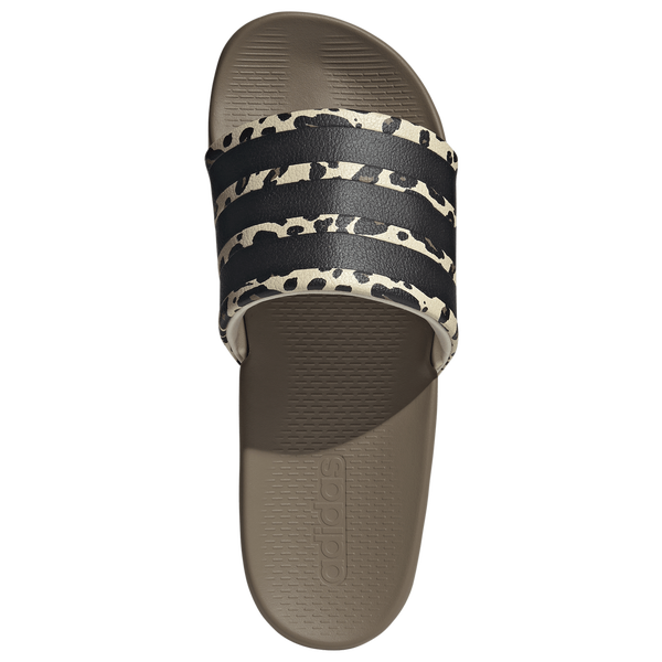 adidas adilette Comfort 2.0 Slides - Men's - Crystal Linen/Crystal Linen/Core Black - Image 4
