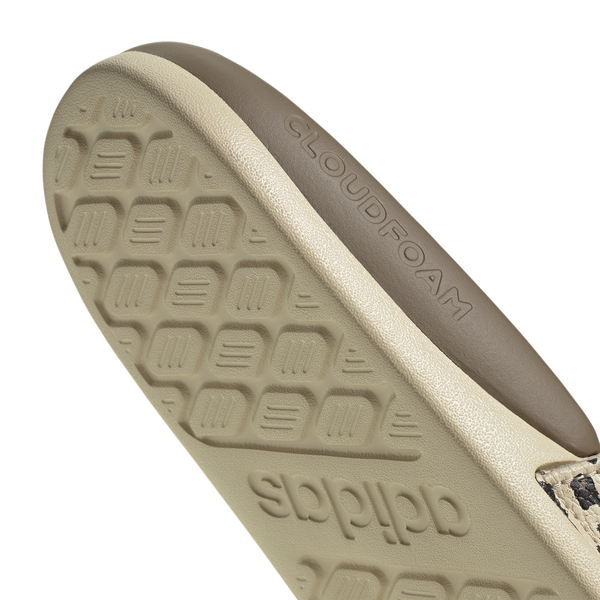 adidas adilette Comfort 2.0 Slides - Men's - Crystal Linen/Crystal Linen/Core Black - Image 6